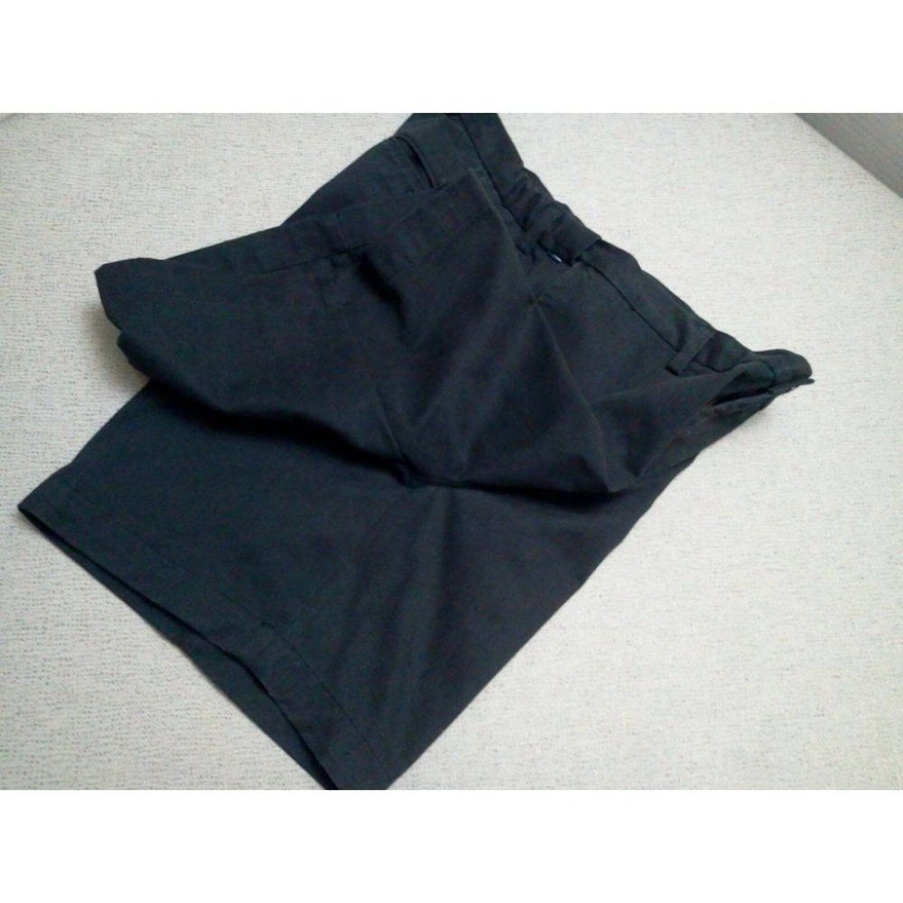 "Blue Generation" Men's Shorts (34x7.5) Black Woven Classic Basic Comfort Waist - Picture 6 of 15
